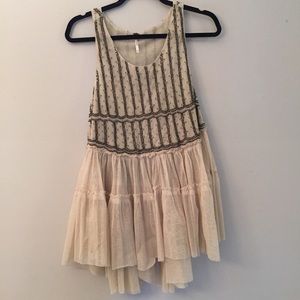 Free People Embellished Sleeveless Tunic